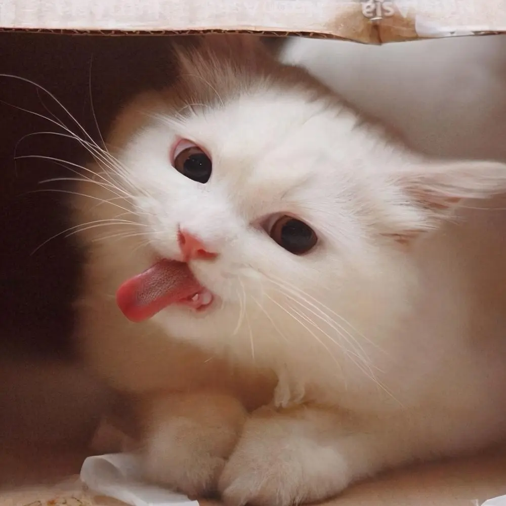 猫咪靠吐舌头卖萌？不不不！它可能是在透露这些事